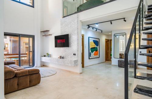 Semlalia Apartamento | Duplex 5 Chambres à Marrakech Luxe, Vue Piscine