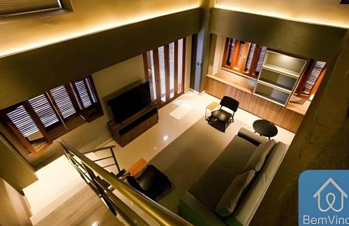 Dois de Julho Apartamento | Duplex Alto Luxo no Cloc Marina vista Mar incrível