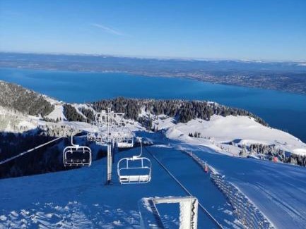 Thollon-les-Memises Apartamento | Duplex en station vue sur lac Leman