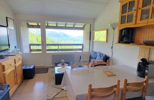 Saint-Michel-de-Chaillol Apartamento | Dúplex con balcón sur, 4 personas, 1 hab, WiFi, lavadora, lavavajillas, Chaillol 1600