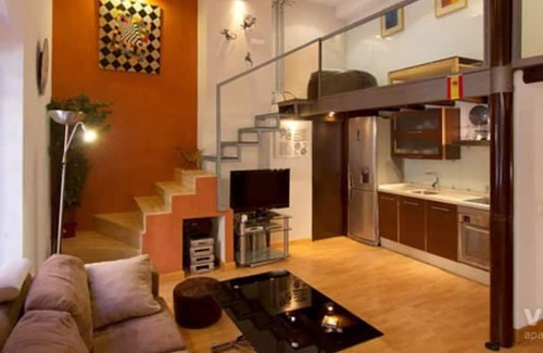 San Julian Apartamento | Duplex.Loft lujo centro . WIFI, A/C, y calefacción