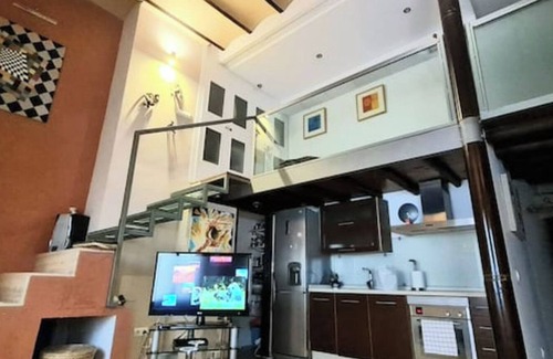 San Julian Apartamento | Duplex.Loft lujo centro . WIFI, A/C, y calefacción