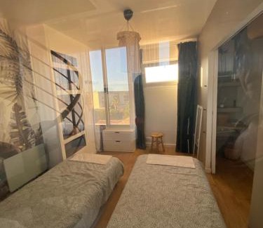 Palavas-les-Flots Apartamento | Duplex Lumineux- Vue Canal- Centreville- 6pers