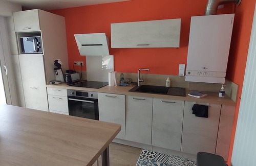 Grandcamp-Maisy Apartamento | Duplex & terrasse, sea and port view 2minutes from fish market and restaurants