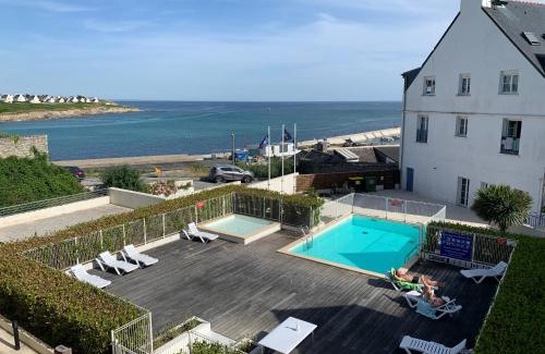 Audierne Apartamento | DUPLEX VUE MER - Plage à 100m- 4 lits - Parking sous sol