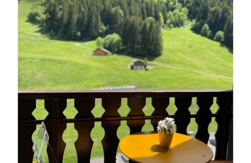 Station de Drouzin le Mont Apartamento | Duplex with fireplace and mountain view
