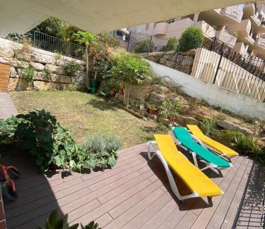 Castillo de Sabinillas Apartamento | Duquesa Bella Vista - with pool and private garden