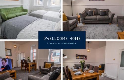 South Shields Apartamento | Dwellcome Home Ltd 2 DOUBLE Bedroom 3 Bed Apt, Fast WIFI, Free Street Parking, Ideal for Long Term Contractor, etc Stays, Regular Housekeeping Option, 10 min Walk from Beach and Metro 15-20 min Drive to Nissan & Newcastle - See our Site for Assurance