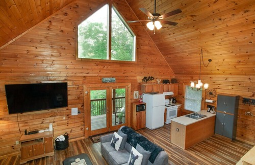 Sevierville Cabina | Eagle's Bluff Lookout: Mountain View & Game Room!