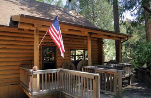 Idyllwild Casa | Eagles Nest - Natural Log Cabin with Guest House