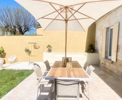 Libourne Casa | Echoppe rénovée 85m2 - terrasse & Jardin