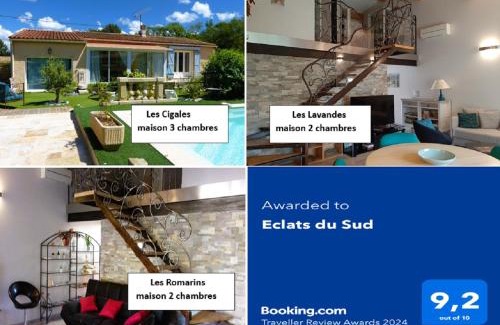 Auriol Casa | Eclats du Sud hébergements "les Lavandes" ou "les Romarins" meublés de tourisme classés 3 étoiles
