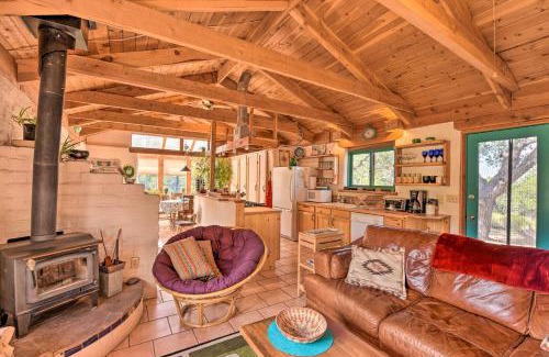 Baca Grande Casa | Eclectic Adobe Crestone Cottage with Patio and Yard!