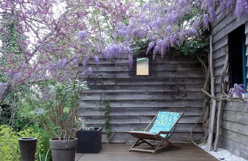 Meilhan-sur-Garonne Cabaña | Eco cabaña "En el jardín" en el borde del canal lateral del Garona y la vía verde