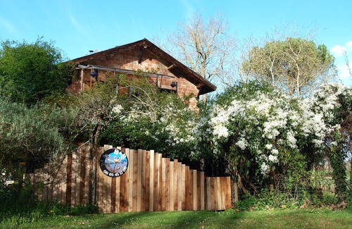 Meilhan-sur-Garonne Cabaña | Eco cabaña "En el jardín" en el borde del canal lateral del Garona y la vía verde