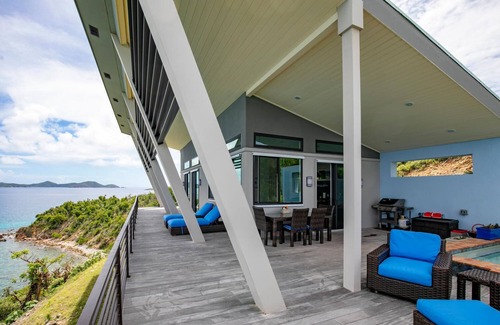 East End Villa | Romantic Cliffside Villa with Ocean Views & Pool