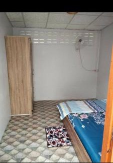 Rayong Apartamento | Economy double room with fan only and external bathroom facilities