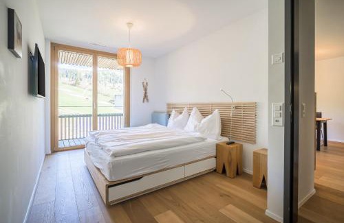 Flims Apartamento | Edelweiss Ferienwohnung, Stenna Bergblick