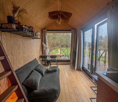 Sautour Casa | Ekko tiny house et sauna extérieur
