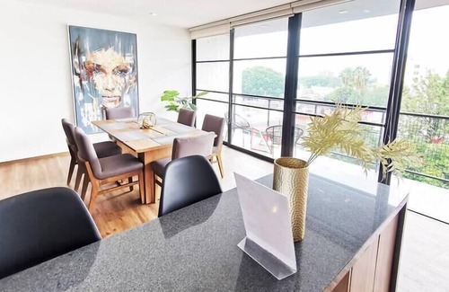 Americana Condominio | El Famoso - Departamento en Chapultepec con gym