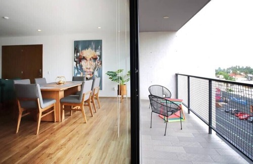 Americana Condominio | El Famoso - Departamento en Chapultepec con gym