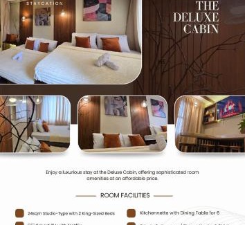 Balibago Apartamento | El Nissi Staycation, THE DELUXE CABIN, Enchanted Kingdom