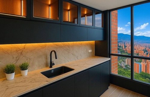 Buenos Aires Apartamento | El Poblado Luxury 2 story Penthouse 4BR amazing, spacious with Breathtaking View