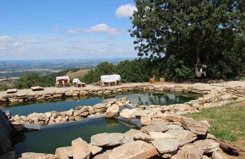 Dourgne Cabaña | Paraíso lleno de naturaleza: vista panorámica, casa de campo recién renovada con piscina natural