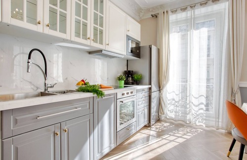 Strasbourg -Saint-Denis Apartamento | Elegant 120m² 3BR Romantic Center - Haussmannian