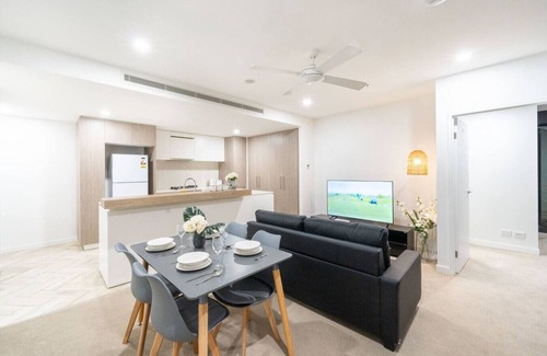 Eagle Farm Apartamento | Elegant 2BR Retreat in Hamilton