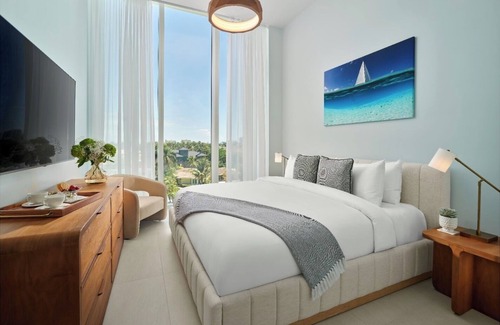 17th Street Causeway Hotel | Elegant Coastal Room w/Plush Comfort + Stunning Marina Setting for Relaxation