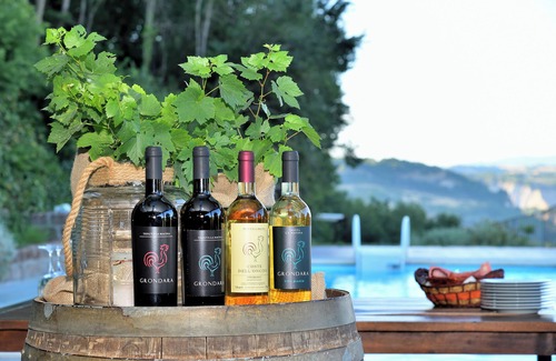 Bagnoregio Villa | Elegante casa de campo con piscina privada y con hermosas vistas para relajarse