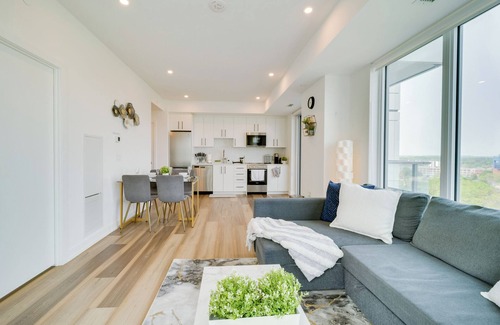 Kitchener Condominio | Elegant Open-Concept Condo in Downtown Kitchener-Waterloo