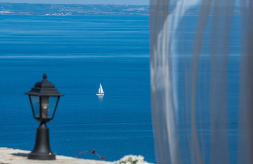 Xirokastello Casa | Eleni Villa de un dormitorio con vistas al mar