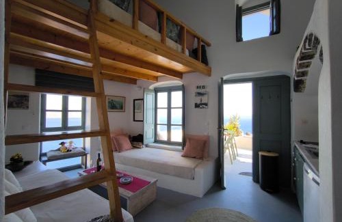 Oia Apartamento | Elias Cave House 270o Caldera View Oia