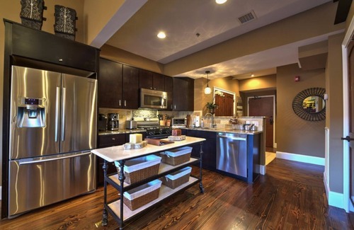 Downtown Asheville Condominio | Ellington Loft - Amplio ático en el centro de Asheville en el icónico edificio S&W. ¡Muy elegante!