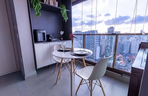 Vila Nova Conceicao Apartamento | Elysium Vila Nova Conceição | Studio with Wi-Fi + Kitchen