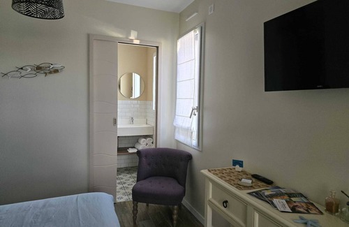 Pornic Cama Y Desayuno | Habitaciones 'Embruns' con terraza privada, jardín privado y Wi-Fi
