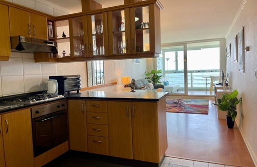 Renaca Apartamento | Encanto de Reñaca viña del mar, Excelente vista al mar bajada directa a la playa