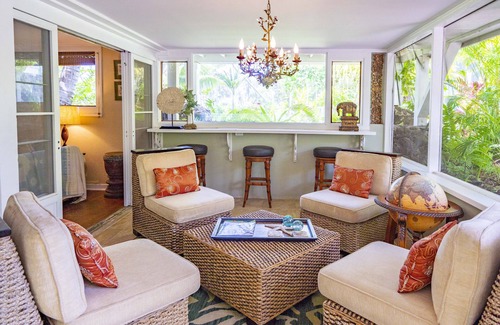Kailua Apartamento | Encantador Kailua Beach Bungalow - Jardín privado - 100 pasos a la playa