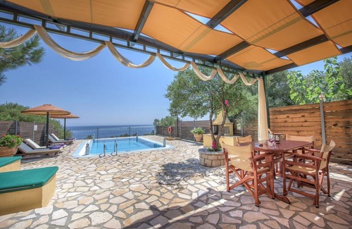 Varvara Villa | Endearing Zakynthos Villa | Villa Horace | 2 Bedrooms | Breathtaking Sea Views | Spacious Furnished Sun Terrace | Private Outdoor Pool | Shaded Outdoor Dining Area | Agios Nikolaos
