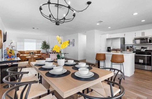 North Las Vegas Casa | Endless Fun @ 5BR Oasis w/ Pool, Spa, Arcade Games