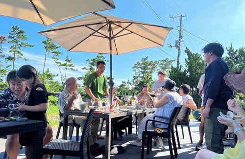 Kujukuri Casa | Enjoy BBQ on the terrace in front of the nature pa / Sambugun Chiba