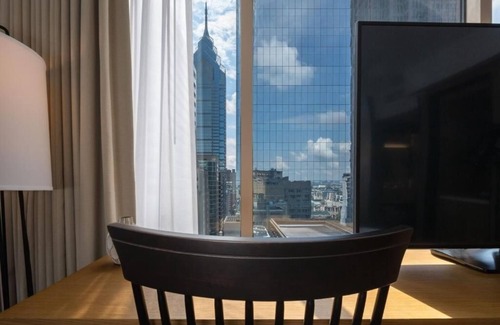 Logan Square Hotel | Enjoy Budget-Friendly Modern Room with Kitchen | City Views | Pets Stay Free