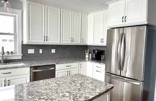 Beulah Casa | Enjoy Crystal Lake's pristine water and amazing sunsets from this lakefront home