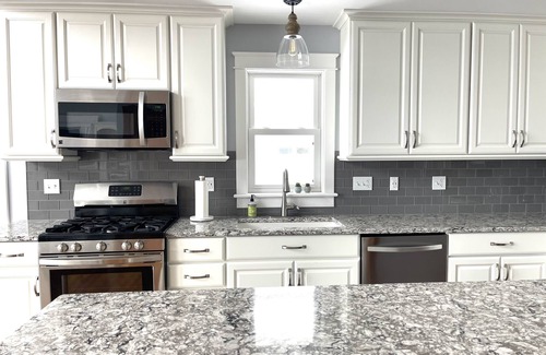 Beulah Casa | Enjoy Crystal Lake's pristine water and amazing sunsets from this lakefront home