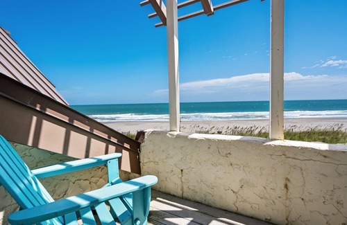 Debordieu Colony Villa | Oceanfront Unidad End Villa Cerca de la Playa Club, parque infantil y piscina