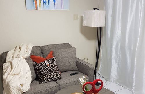 New Kingston Apartamento | Enjoy this central, stylish 1 bedroom apt. with AC, wi-fi, security, and more!