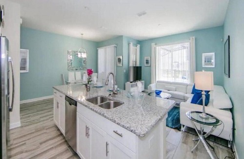 Kissimmee Chalet De Esquí | Enjoyable Townhouse 4Bed/3Bath/Pool/5Min From Disney