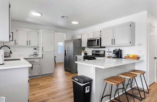North Las Vegas Casa | Entertainment 5BR Haven - Hot tub, Pool + Games!